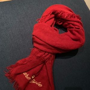 Red scarf